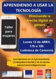 Aprendiendo a usar la tecnología. Taller para mujeres