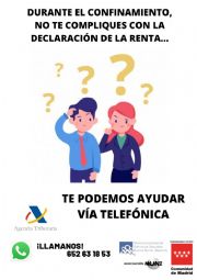 Ayuda declaración de la Renta