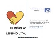 Ingreso Mínimo Vital: Guía de facilitación de acceso a las medidas