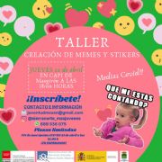 Taller de memes y stickers (Puentes Viejas). 