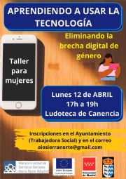 Aprendiendo a usar la tecnología. Taller para mujeres