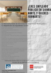 Ver imagen de LA MANCOMUNIDAD DE SERVICIOS SOCIALES SIERRA NORTE DESARROLLA UN AÑO MÁS, Y YA SON ONCE CONSECUTIVOS, SU PLAN FORMATIVO DESTINADO A EMPLEADOS PÚBLICOS