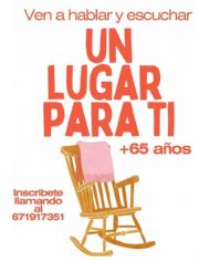 Ver imagen de Nace "Un lugar para ti": un nuevo espacio de escucha, acompañamiento y apoyo entre iguales para las personas mayores de la Sierra Norte